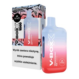 E-papieros Jednorazowy V-BOXX - Watermelon Ice 20mg