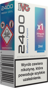 Wkład IVG 2400 Blueberry Fusion 20mg 2ml